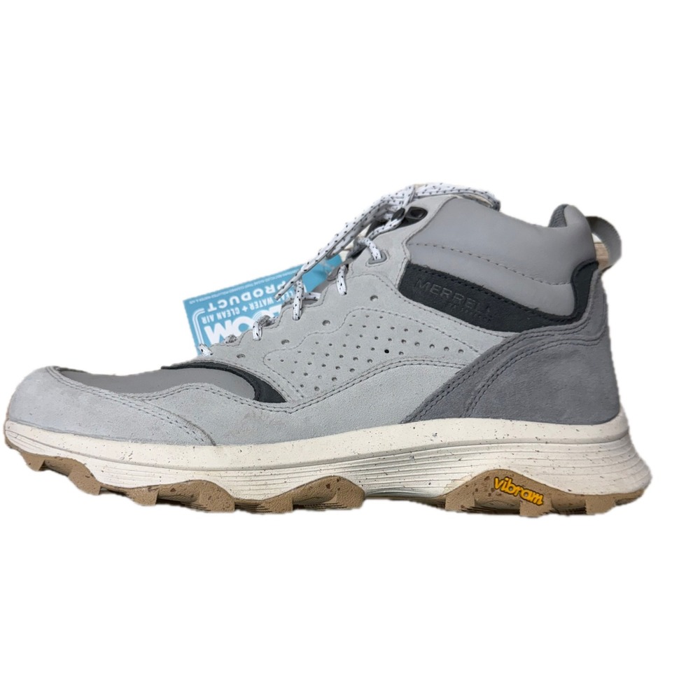Merrell Speed Solo MXD Mid WP Mens 12 Alloy Grey Waterproof Hiking Boots J038143